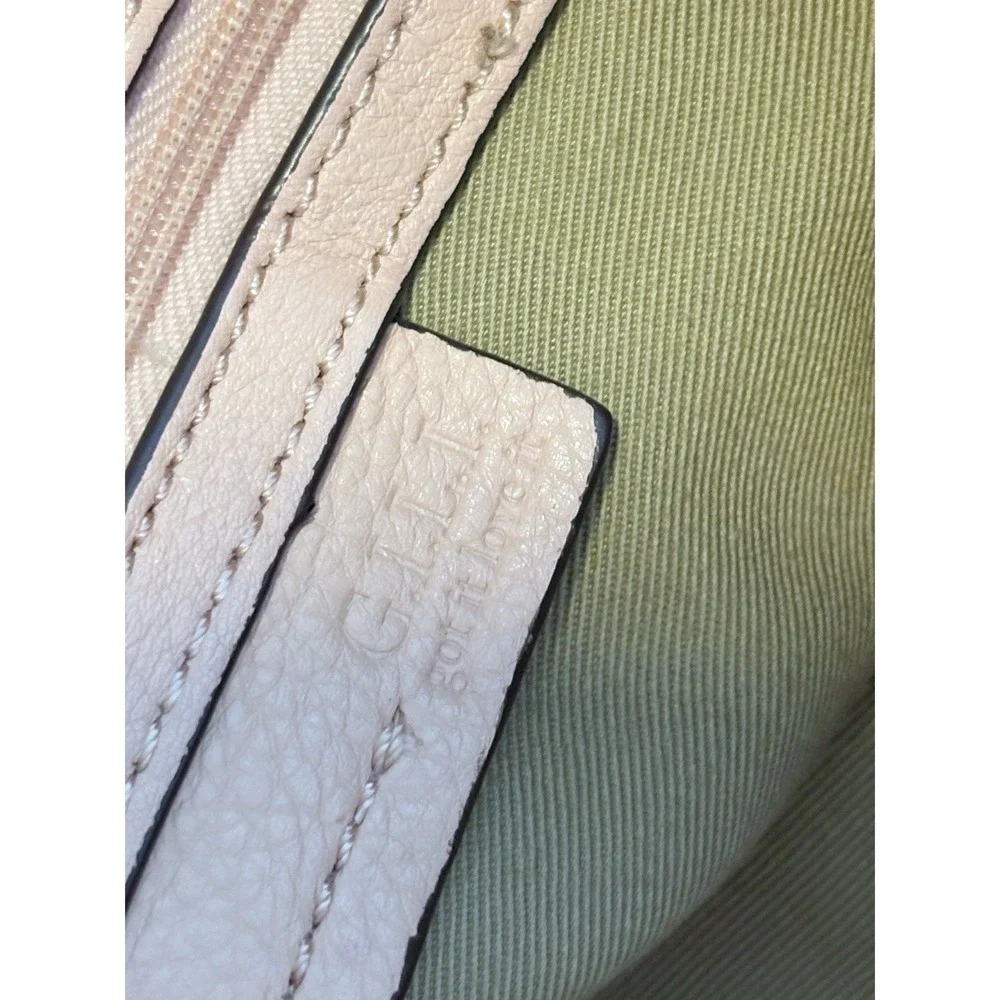 G.I.L.I Blush Pink Leather‎ Convertible Backpack